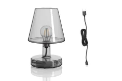 Fatboy Transloetje Lampe de table sans fil, gris, 16x16x22.5 cm