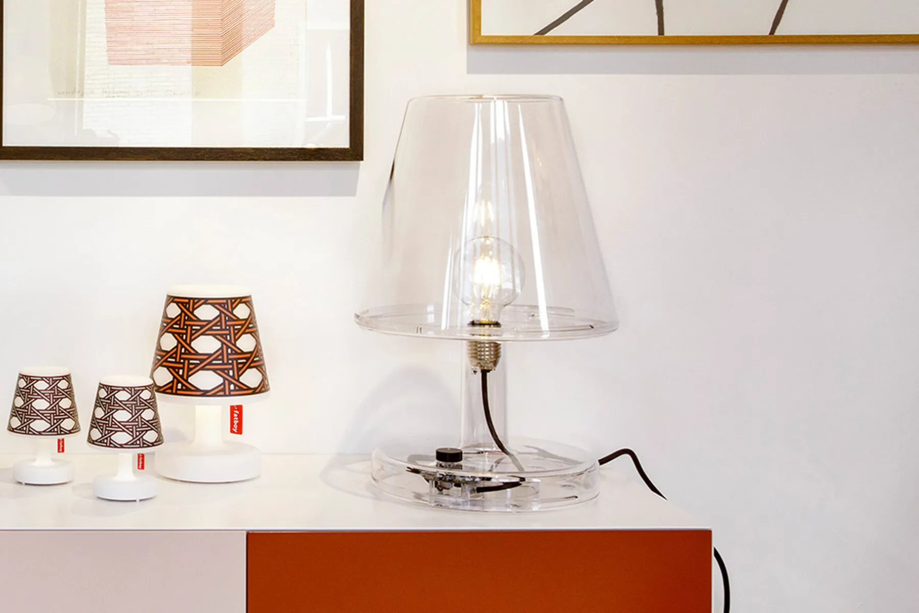 Fatboy Trans-Parents Lampe de table, 32.7x32.7x50.5 cm